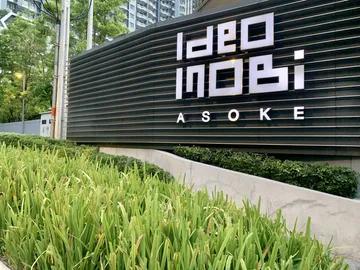 ให้เช่าคอนโด Ideo Mobi อโศก ชั้นสูง วิวสวย ติดมศว.